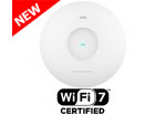 Grandstream GWN7672L Tri-Band 2x2:2 MU-MIMO Wi-Fi 7 Indoor Access Point with DL/UL OFDMA Technology, 1× 5GbE RJ45 port and PoE+ Input Support